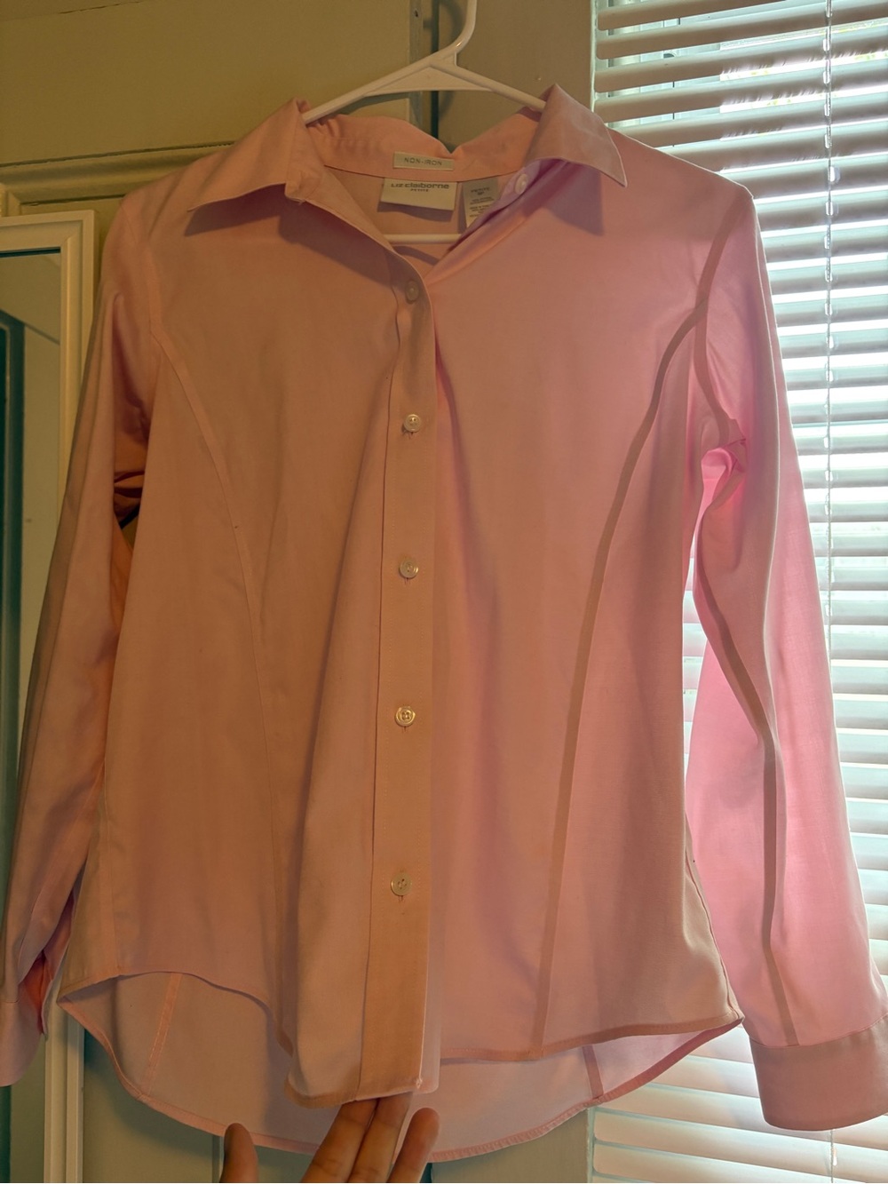 100% cotton Pink Dress Shirt - Classic Button-Down for Men